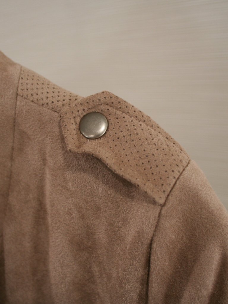 Market And Spruce Tan Faux Suede Jacket Size L — image 5 of 7